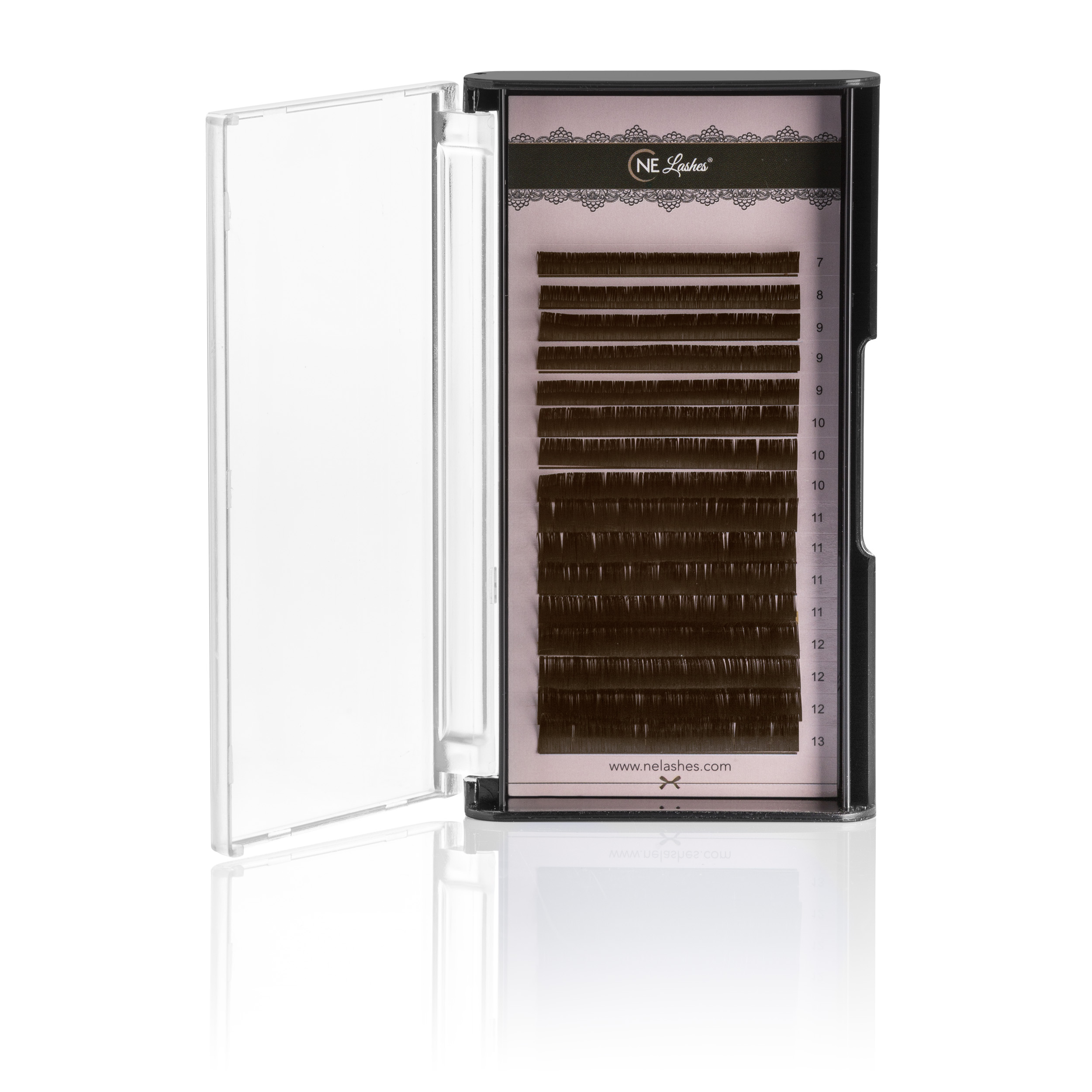 Mixed lashes brown -  0,10mm - immagine 2