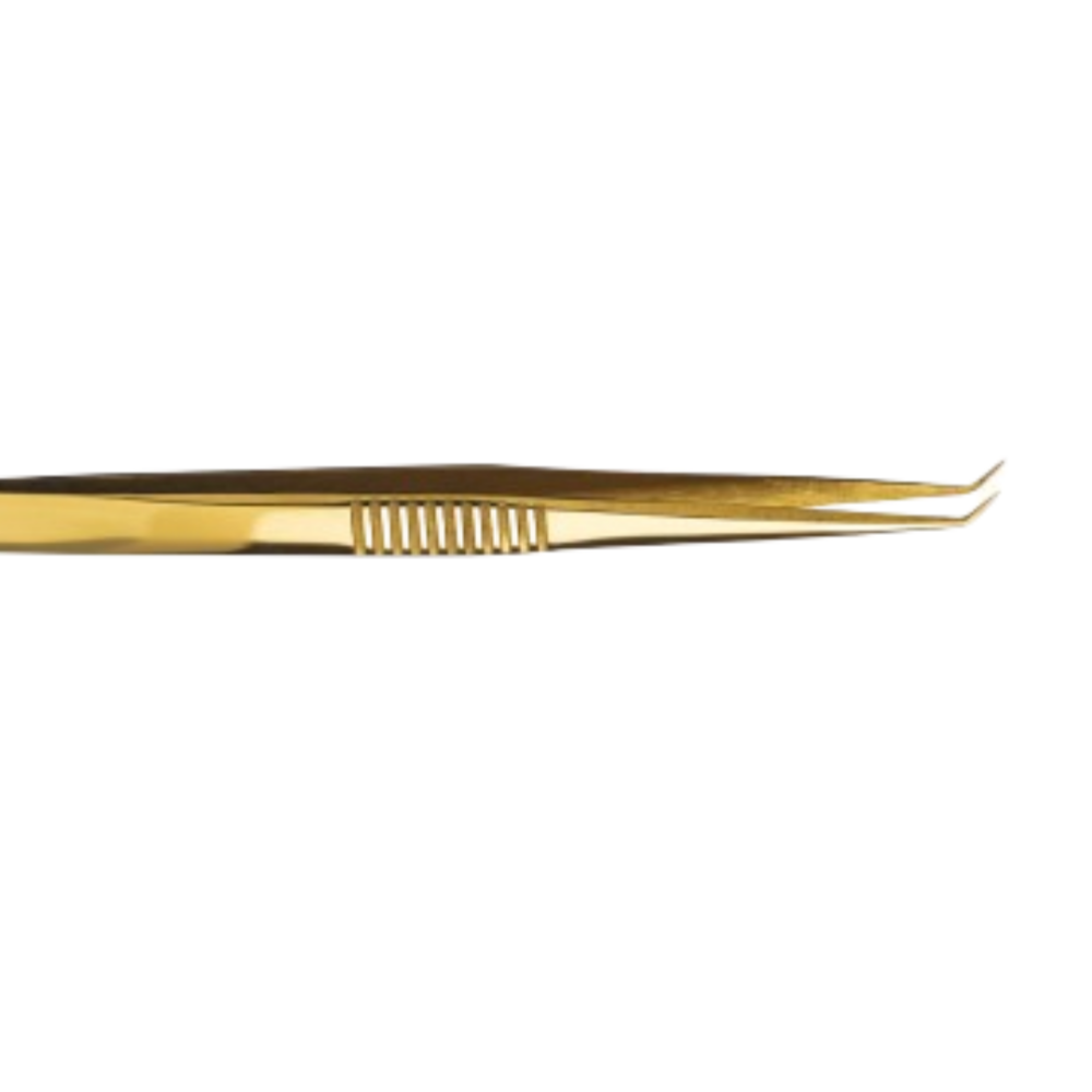 Pinza Curva 5mm 45° per extension ciglia
