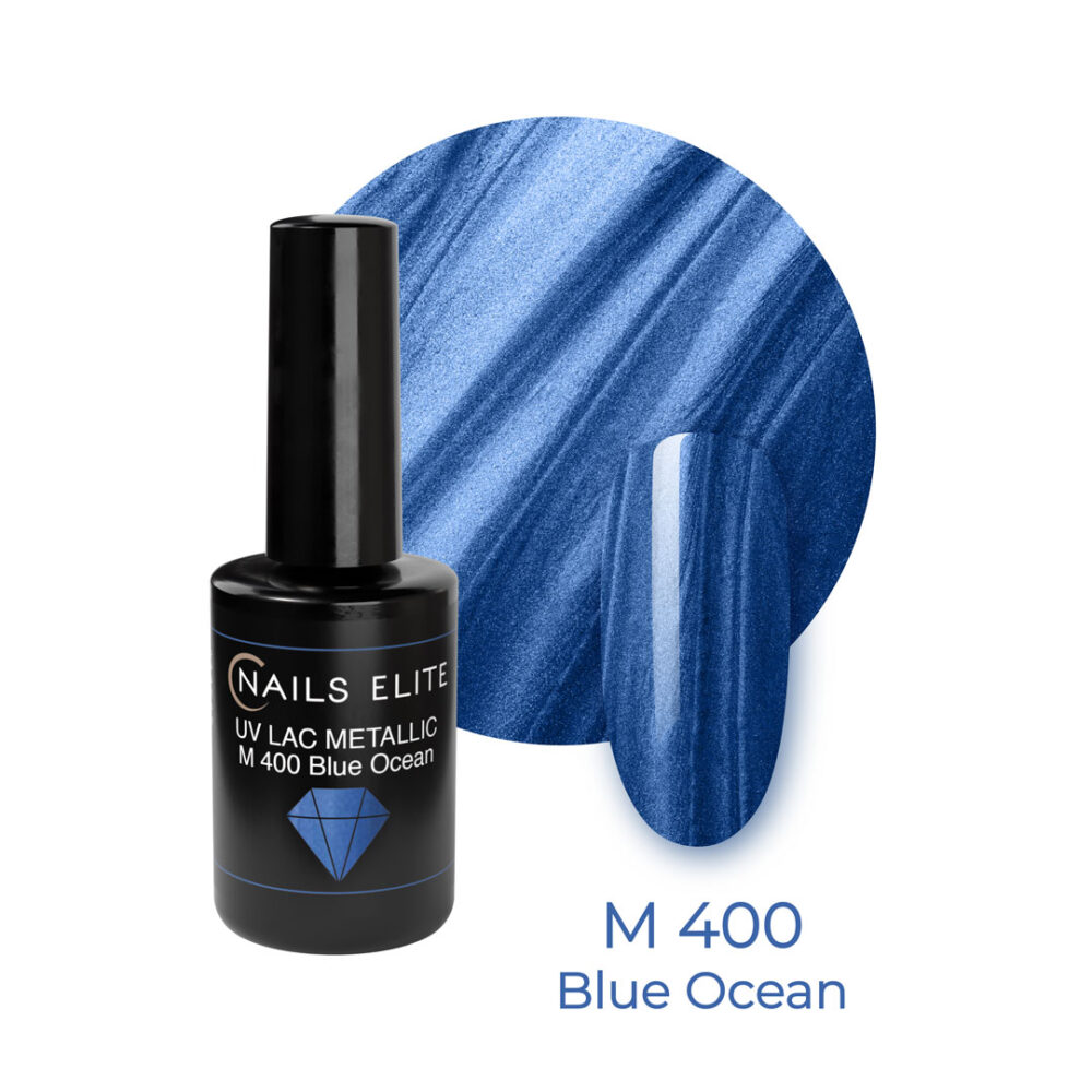 Semipermanente Uv Lac Metallic Blue Ocean M 400