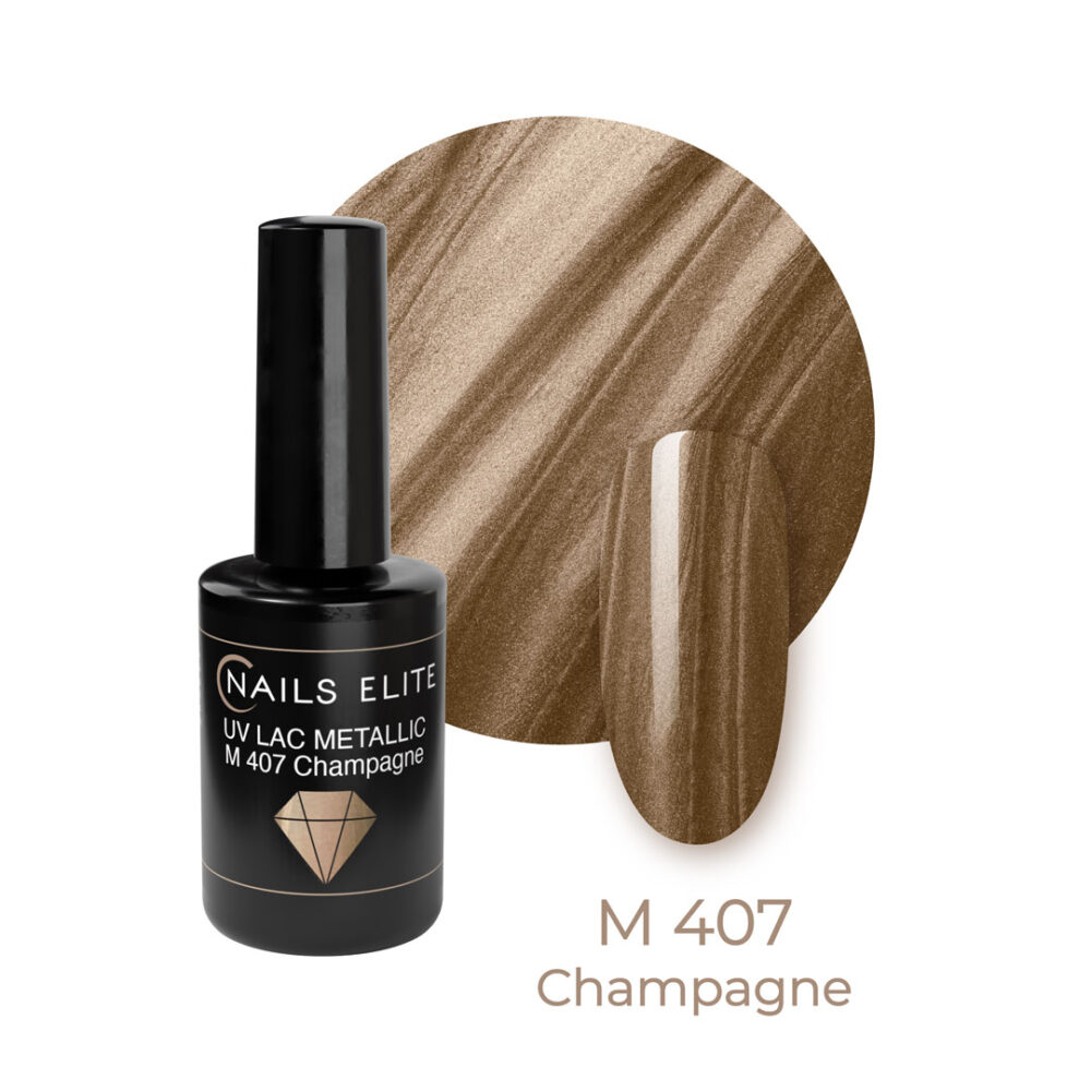 Semipermanente Uv Lac Metallic Champagne M 407